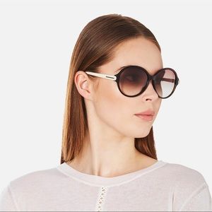 TOM FORD Milena Sunglasses TF343 56F Havana